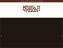 Tablet Screenshot of mitchellstreetpub.com